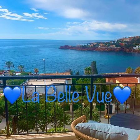 La Belle Vue-Charming Duplex Apartment With Sea View, 50 Meters From Beach And Private Parking Saint-Raphaël Екстериор снимка