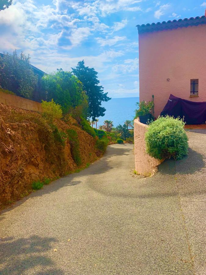 La Belle Vue-Charming Duplex Apartment With Sea View, 50 Meters From Beach And Private Parking Saint-Raphaël Екстериор снимка
