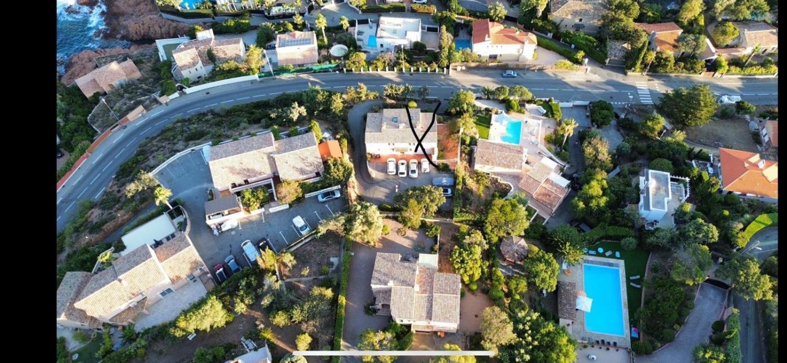 La Belle Vue-Charming Duplex Apartment With Sea View, 50 Meters From Beach And Private Parking Saint-Raphaël Екстериор снимка